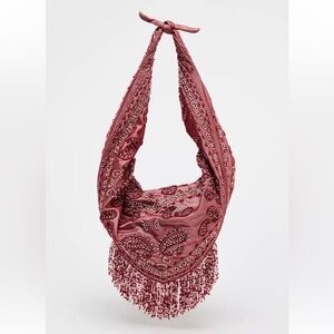 Zara Beaded Bandana Bag